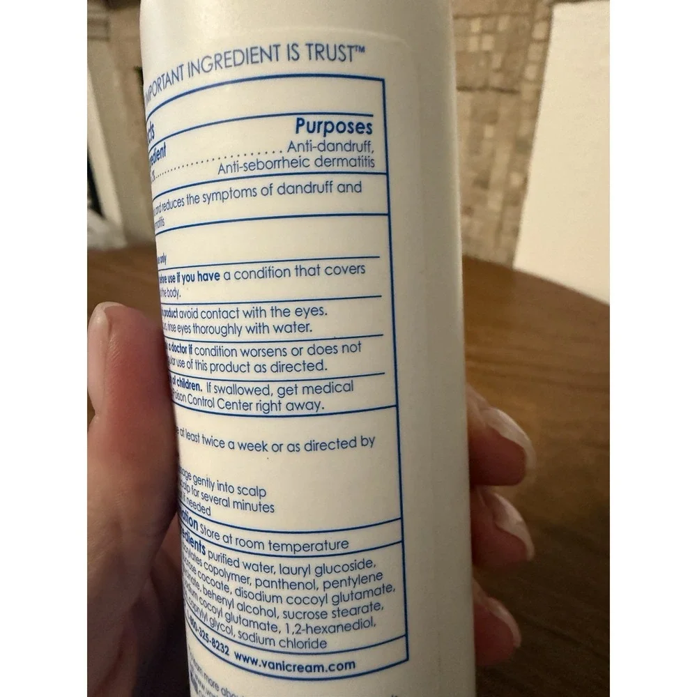 Vanicream Medicated Anti-Dandruff Shampoo Pyrithione Zinc 2% Exp 09/26